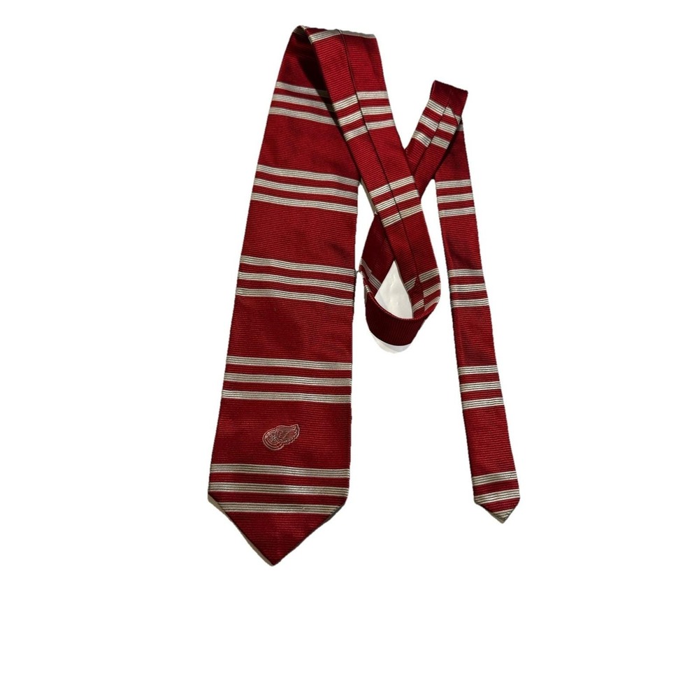 RARE Vintage RM Studio Embroidered Red Wing SILK Neck Tie